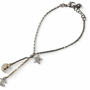 CHANEL Authentic Gold Logo Bracelet